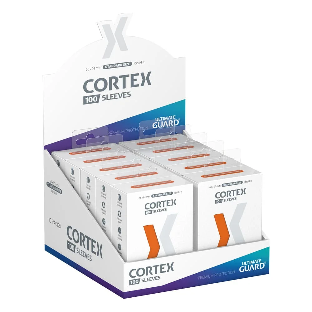 Ultimate Guard Cortex Sleeves Standard Size 66 x 91 mm (100 Sleeves) - Orange